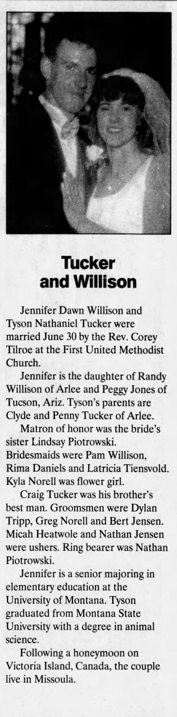 Clipping from The Missoulian
